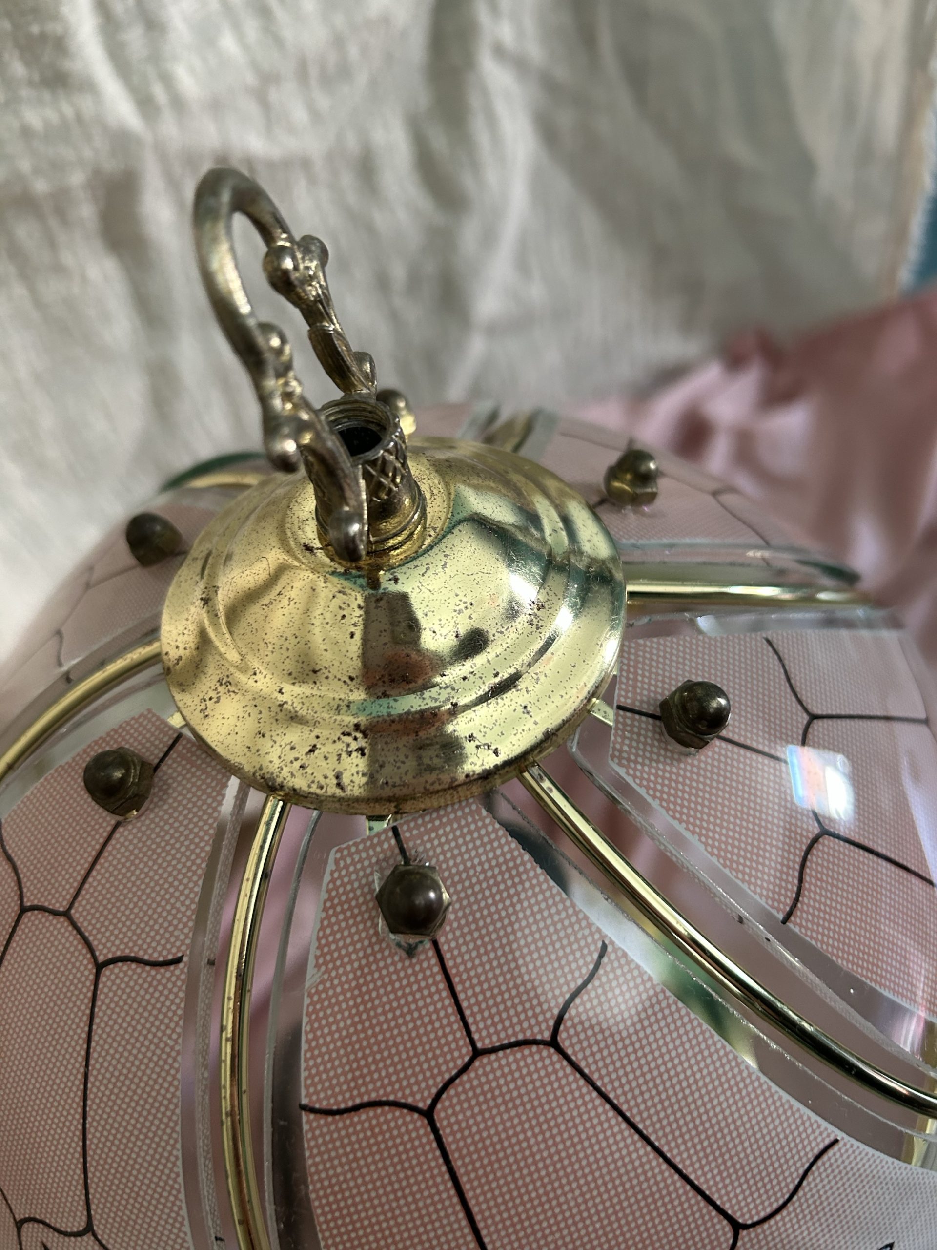 img_1629 lampe vintage dorée verres roses