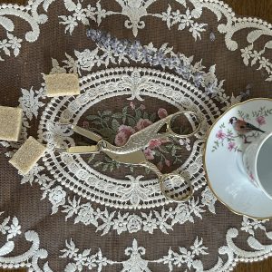 ancienne pince à sucre ciseaux en forme de cigogne
