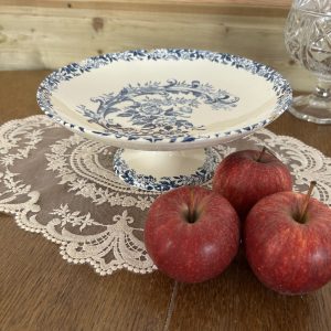 compotier terre de fer motifs fleuris